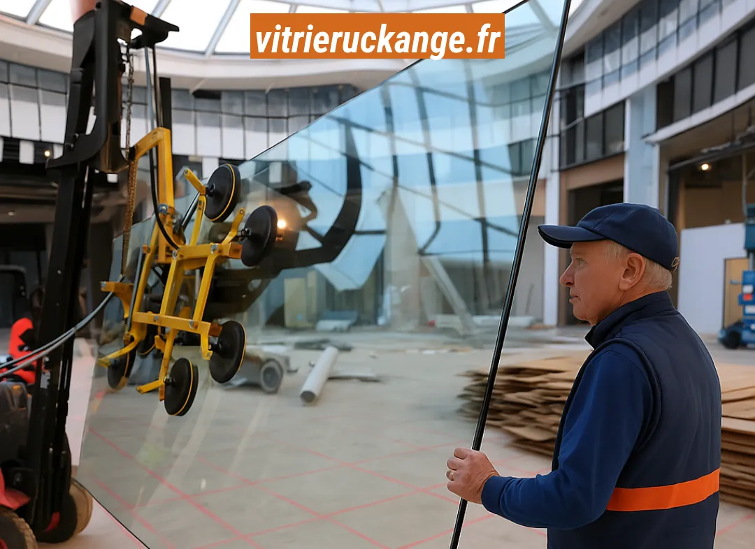 Remplacement de vitrine magasin Uckange
